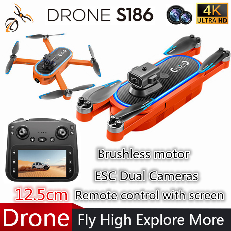 Drone Camera Professional - Дрон S186 2025 года, профессиональный 4K